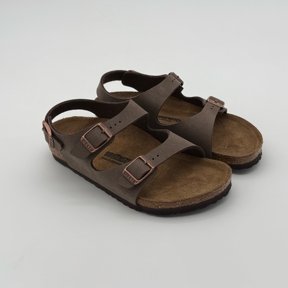 BIRKENSTOCK Roma Kids Sandals Mocha Size 33 US 2 - Picture 1 of 8